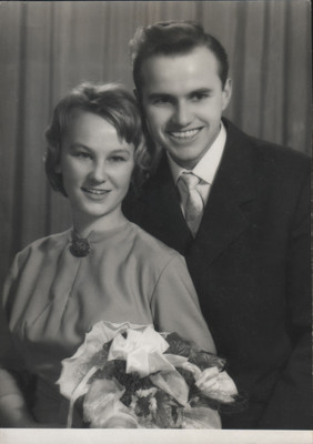 poročna fotografija z leta 1959